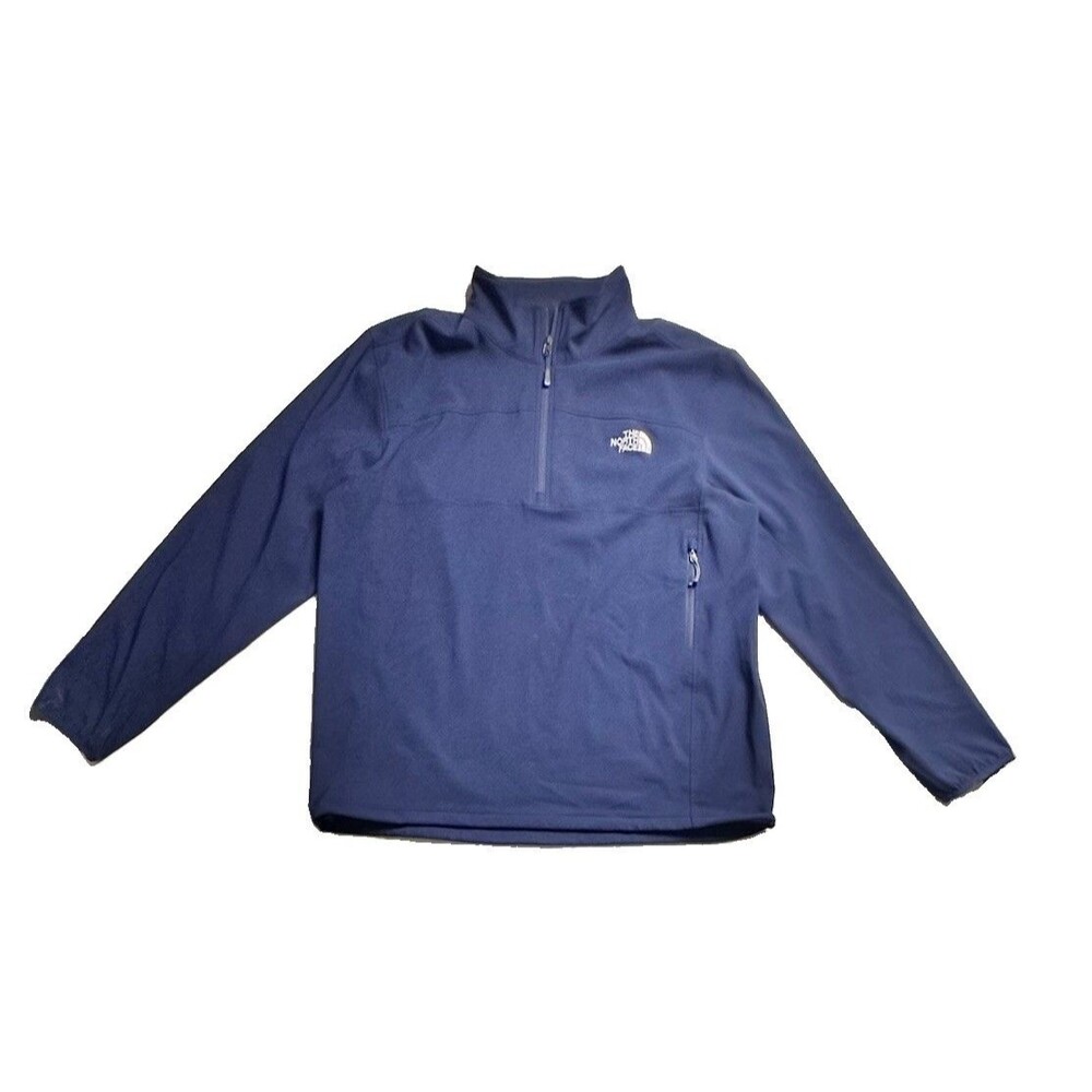 The North Face Men’s Blue Quarter-Zip Outdoor Jacket Size XL